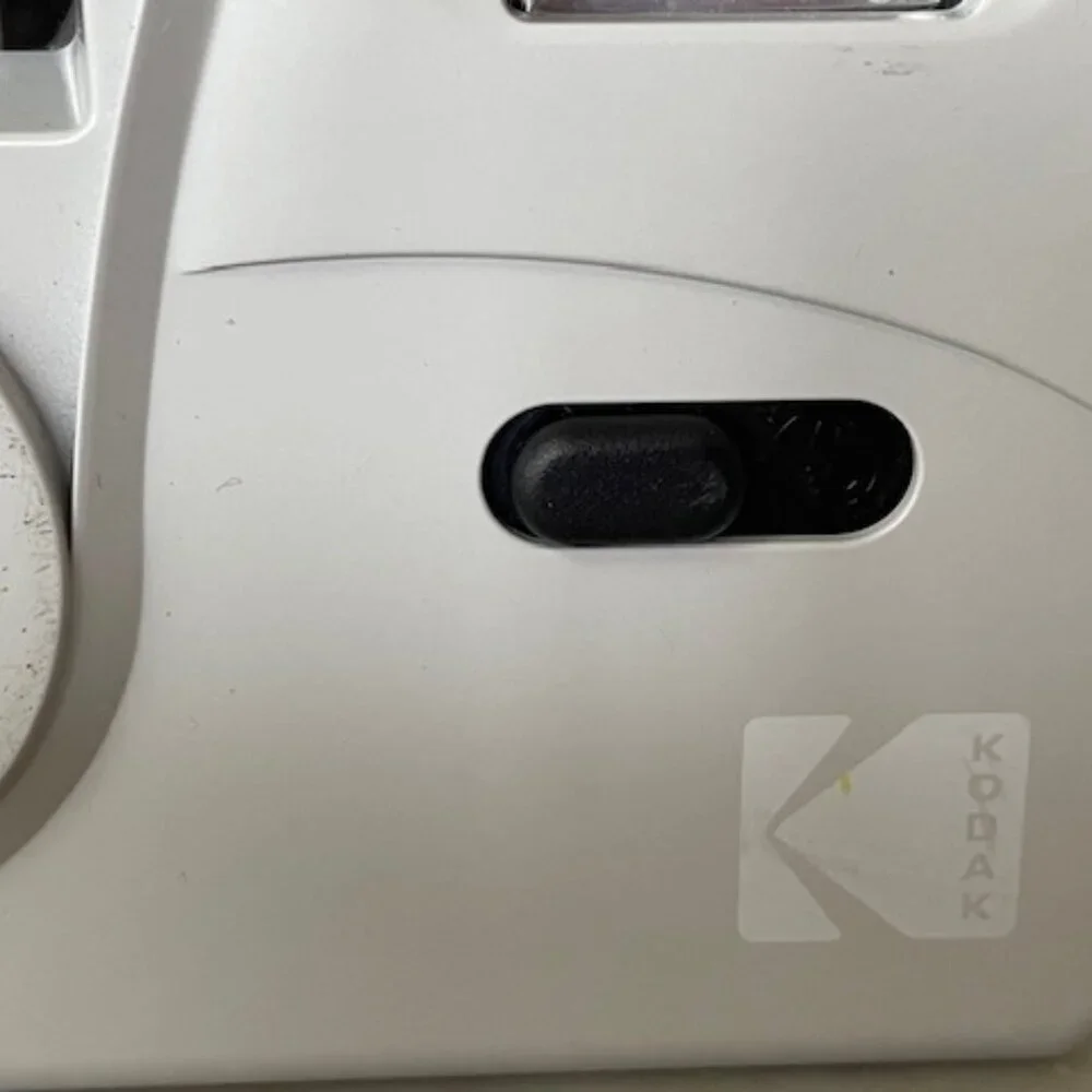 KODAK 35 MM Film Camerawith Flash Silver Gray